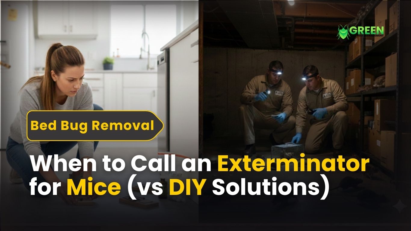 When to Call an Exterminator for Mice (vs DIY Solutions)