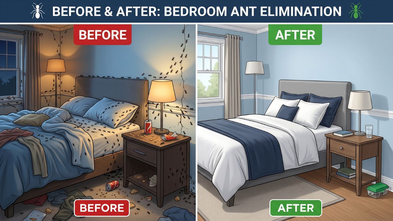 Bedroom Ants Elimination – Stop Ants in Your Room Fast