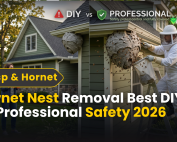 Good Lawn Maintenance with Pest Control 4 Hornet Nest Removal: Best DIY vs Professional Safety 2026
