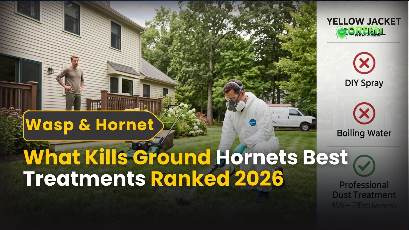 What Kills Ground Hornets: Best Treatments Ranked