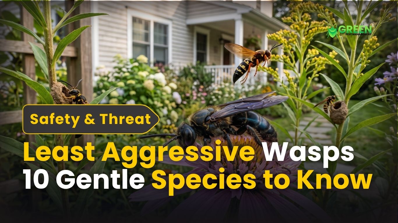 Least Aggressive Wasps: 10 Gentle Species to Know